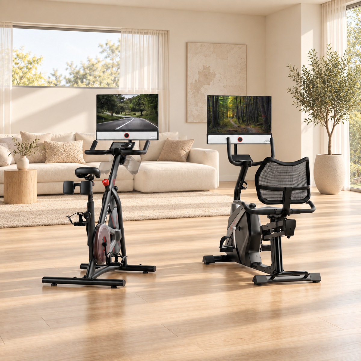 Pack Familia: Bici Spinning Max— Bici Recumbente