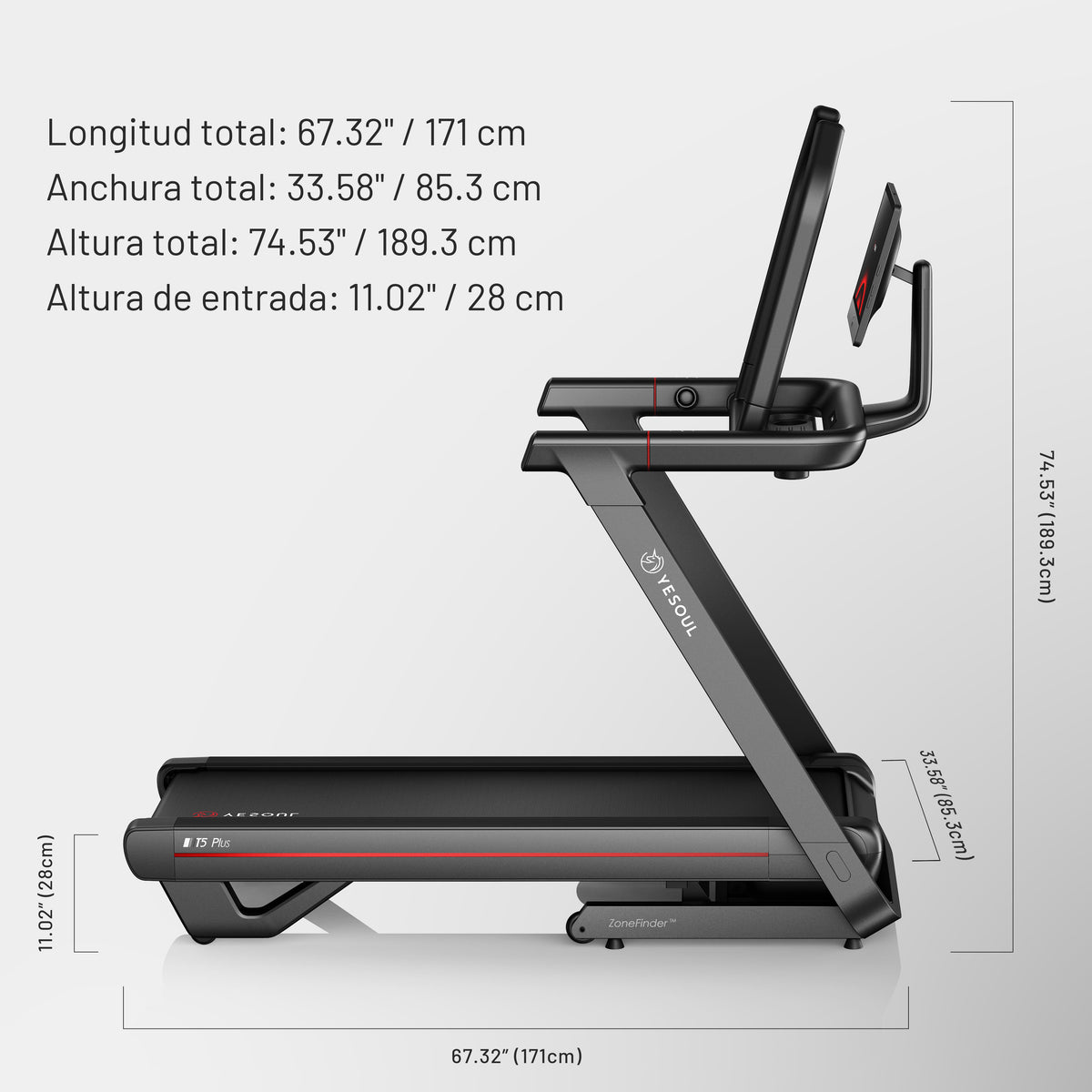 Cinta de correr Yesoul T5 Plus [Preorden]